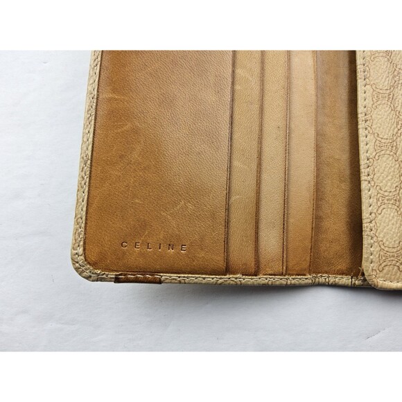 CELINE Macadam PVC Leather Trim Folding Wallet - Picture 7 of 8